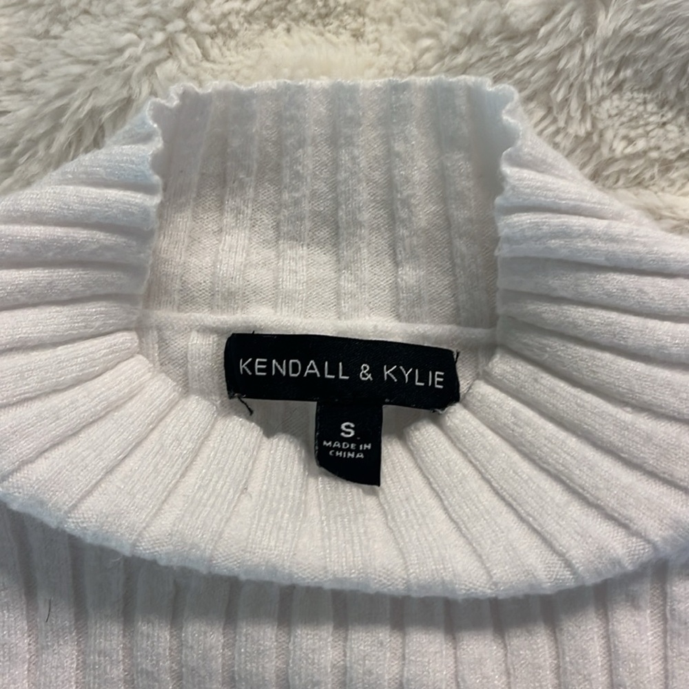 White Ribbed long sleeve - Picture 4 of 4